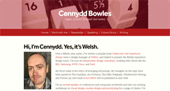Desktop Screenshot of cennydd.com