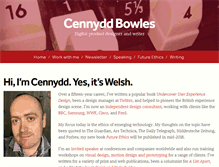 Tablet Screenshot of cennydd.com